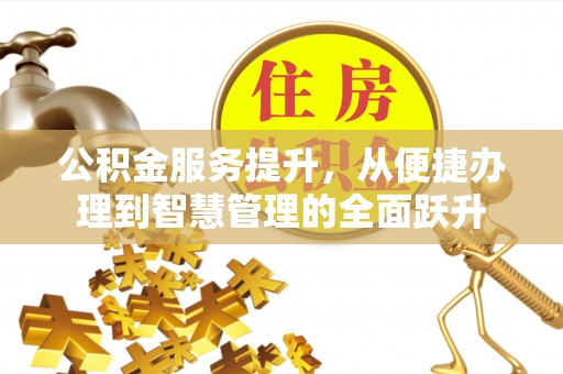 美姑公积金服务提升，从便捷办理到智慧管理的全面跃升